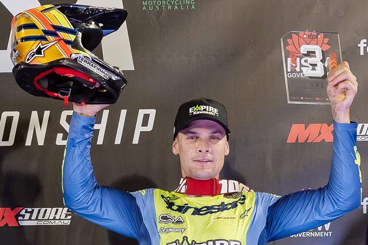 Luke Clout returned to the podium in Wollongong| PHOTO: ID MEDIA GROUP
